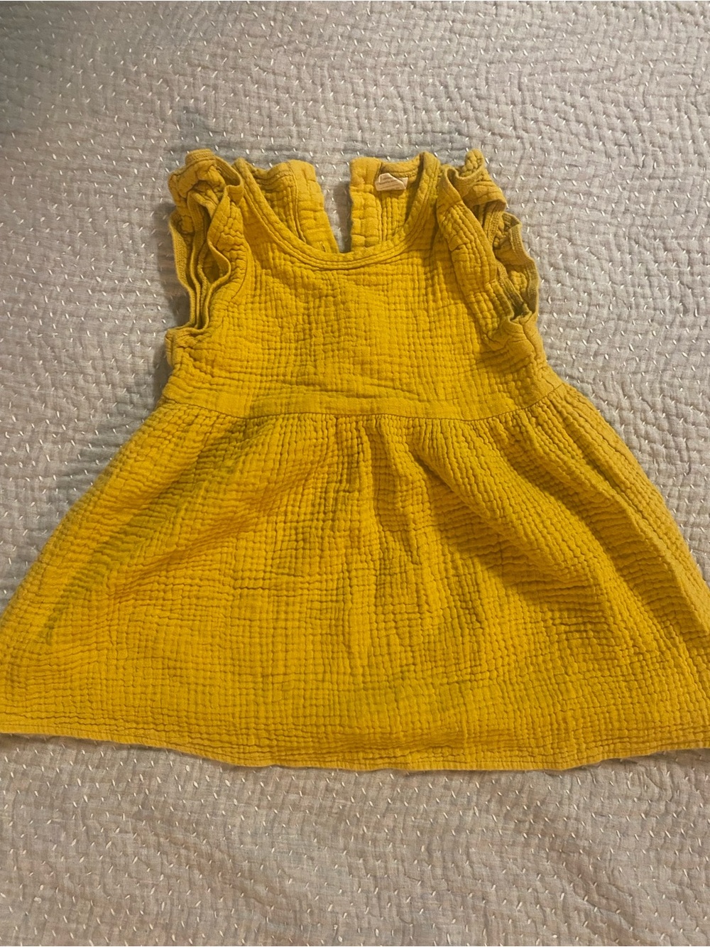 Alice + Ames Girls 4T Yellow Ruffle Dress – Summer.